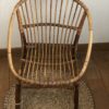 La paire de fauteuils coquille en rotin – Image 5