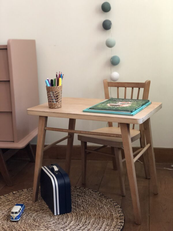 L'ensemble bureau et chaise Baumann