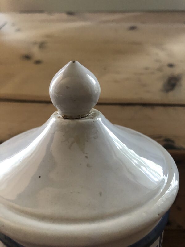 La paire de pots à pharmacie en faïence de Longchamp – Image 8
