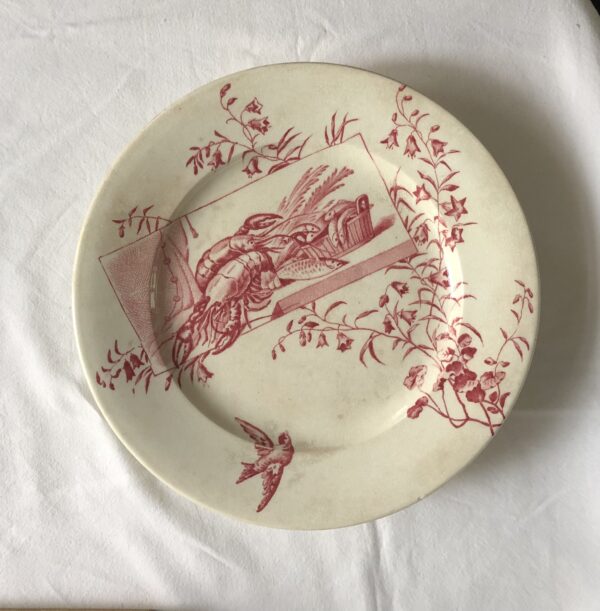 L'assiette pied douche Terre de fer "retour de pêche" – Image 4
