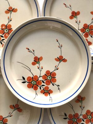 Les assiettes de style art déco