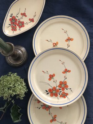 Les assiettes de style art déco