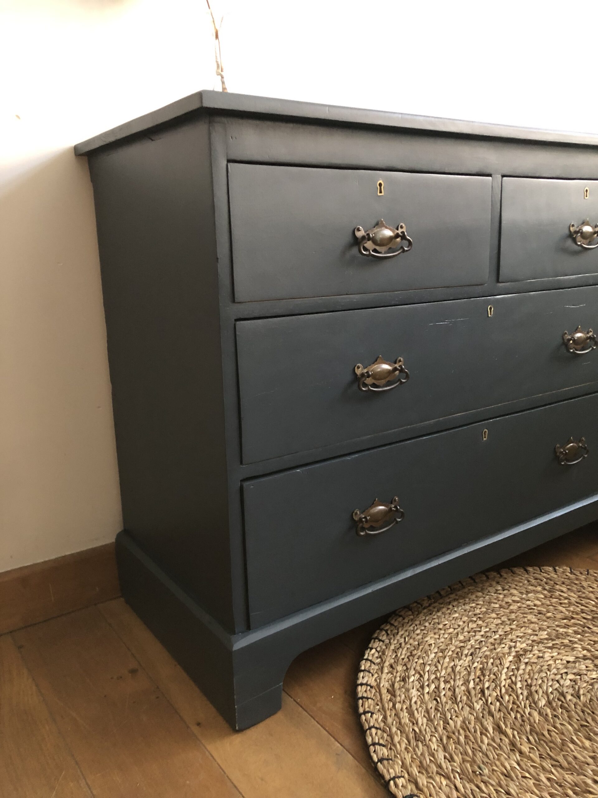 La jolie commode ancienne anthracite – Image 8