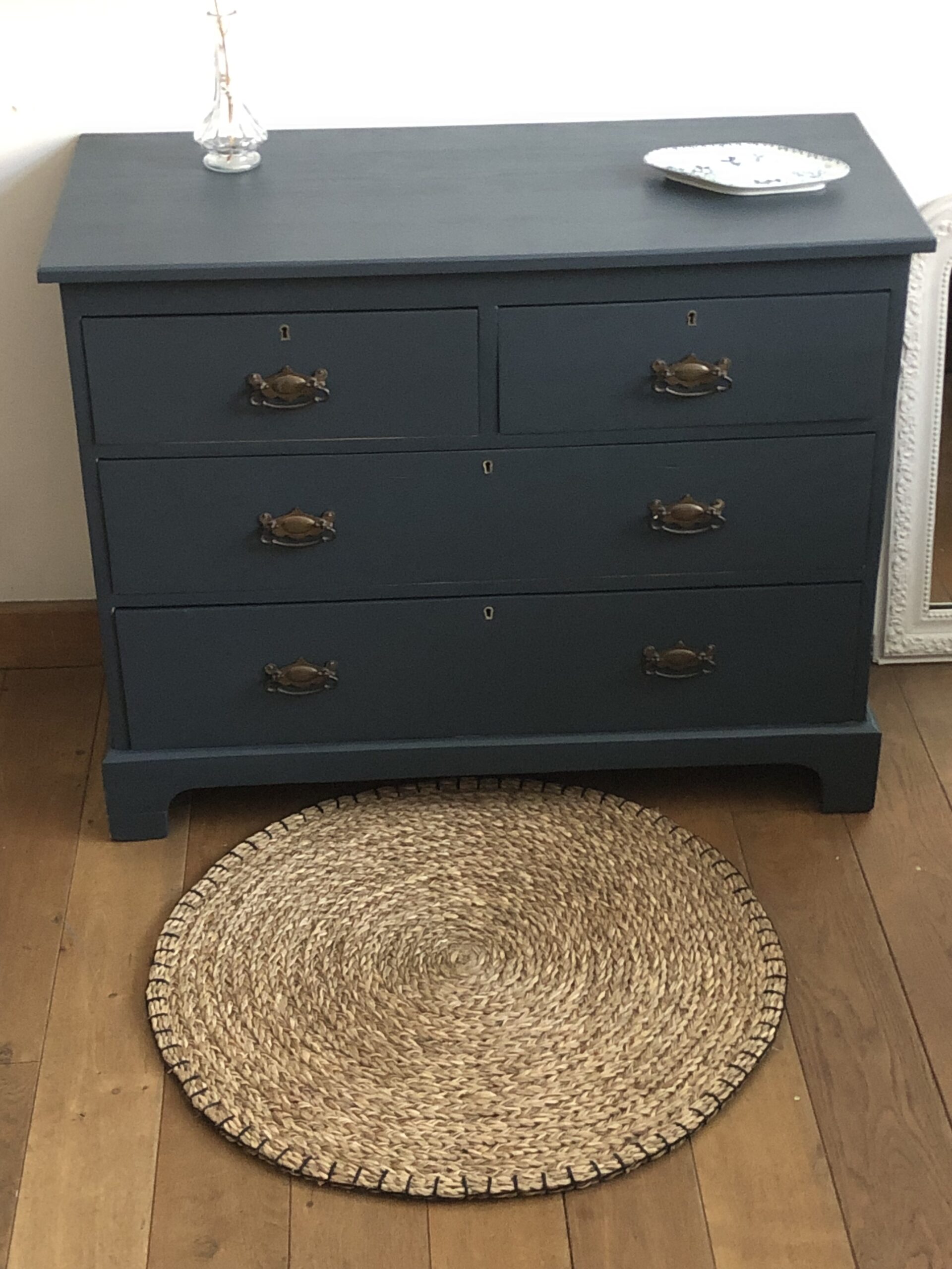 La jolie commode ancienne anthracite – Image 12