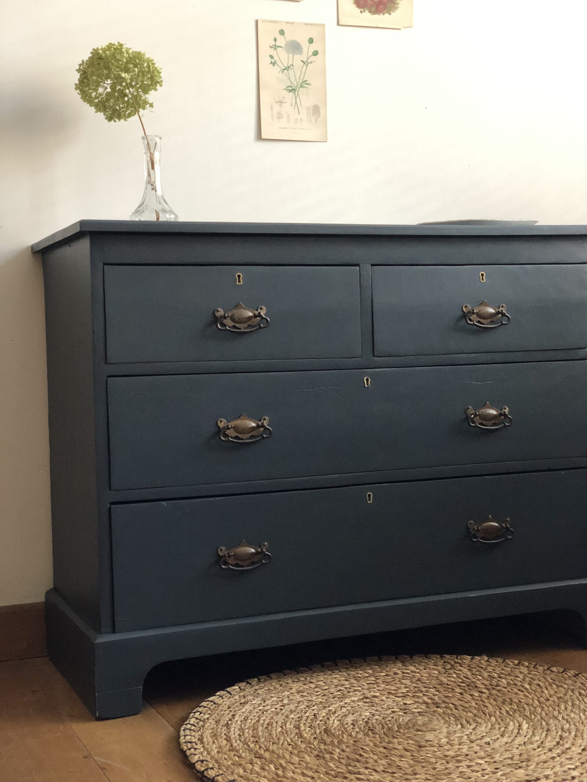 La jolie commode ancienne anthracite – Image 5