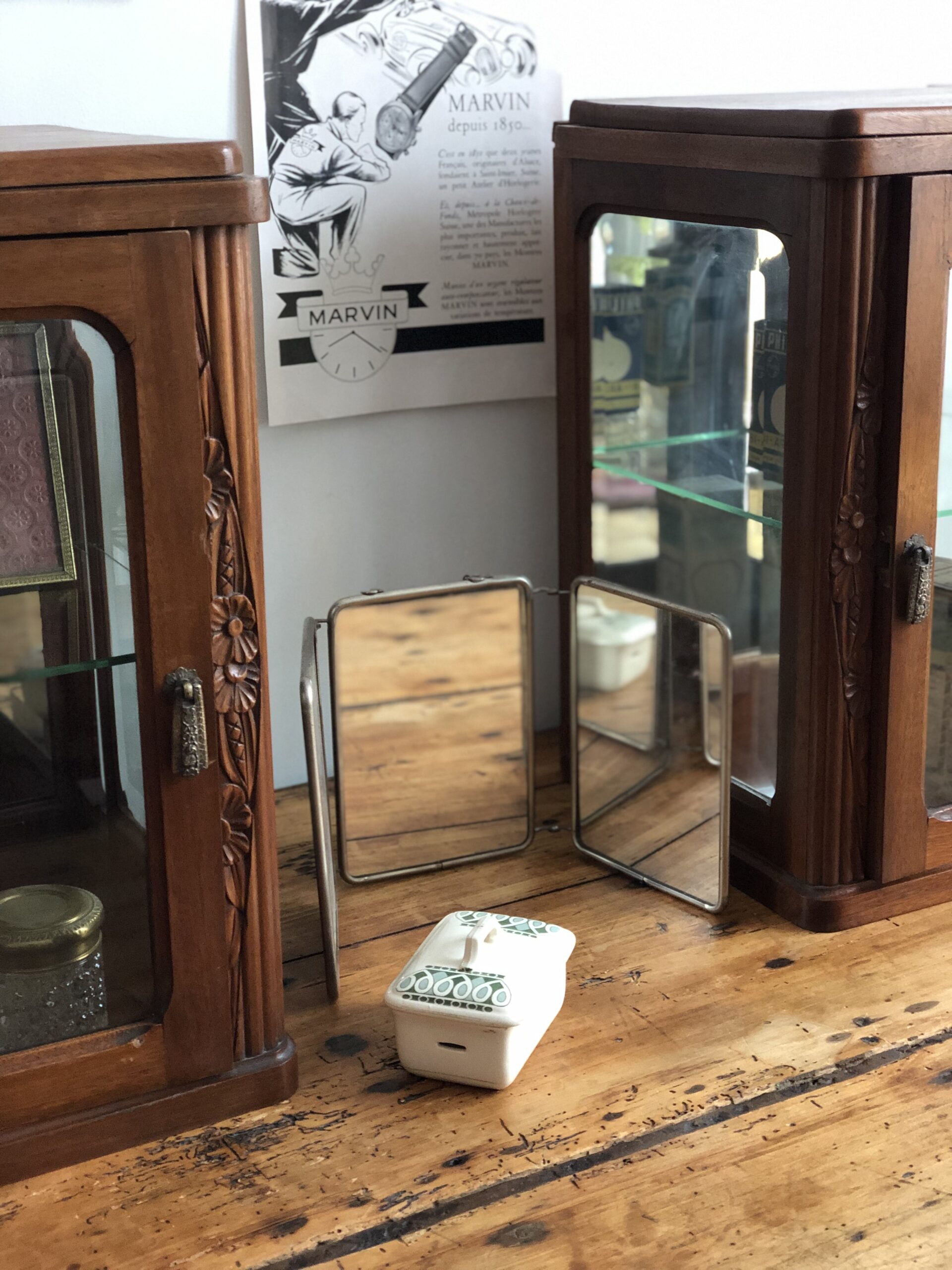 La paire de vitrine de style art déco – Image 6