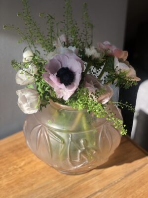 Le vase boule art déco