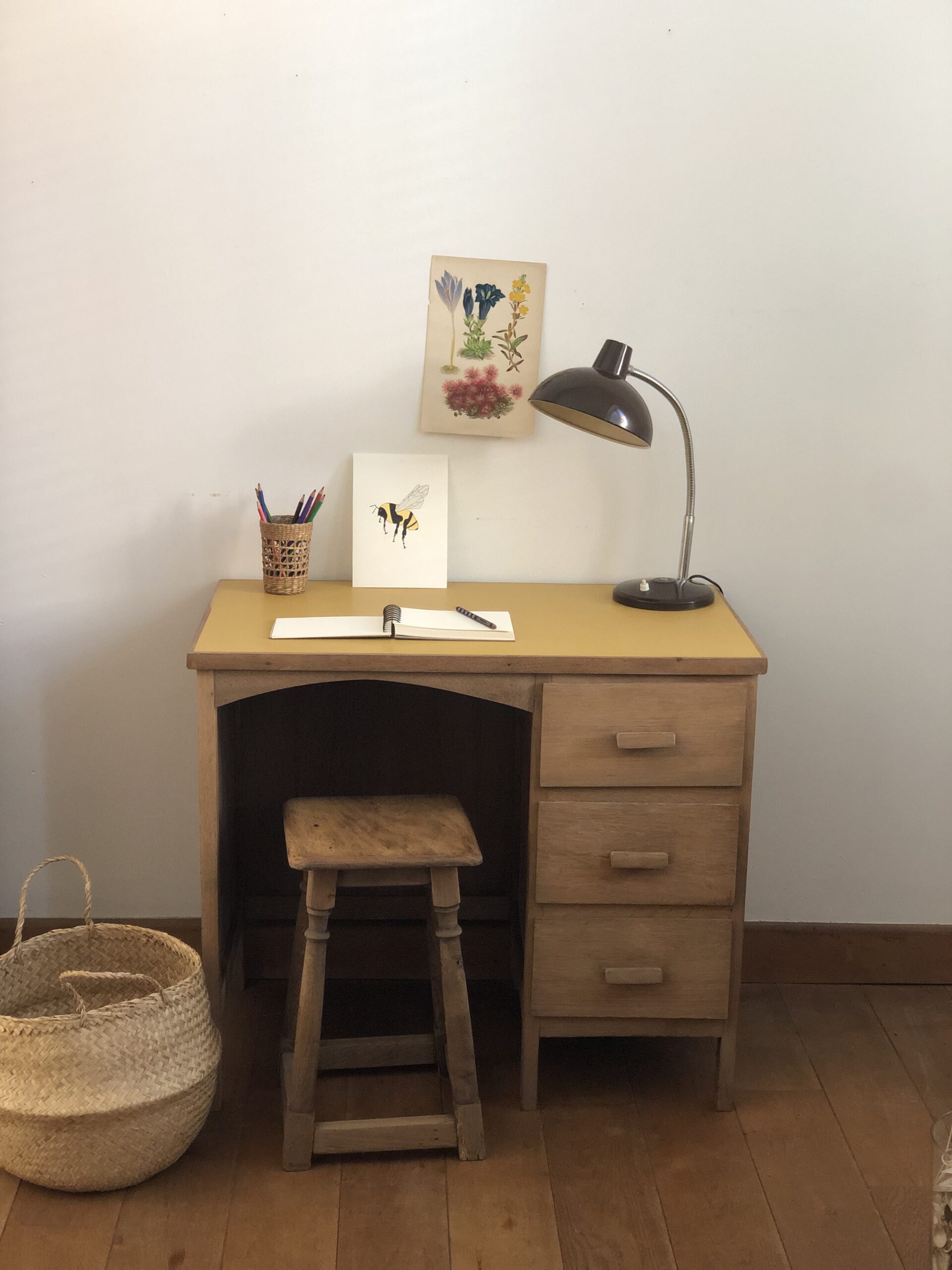Petit bureau vintage